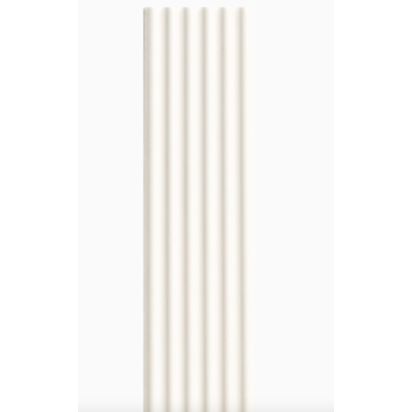 Corrugation White Matt Ripple / Tile backsplash