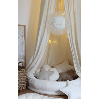 Boho boucle Floor Cushion