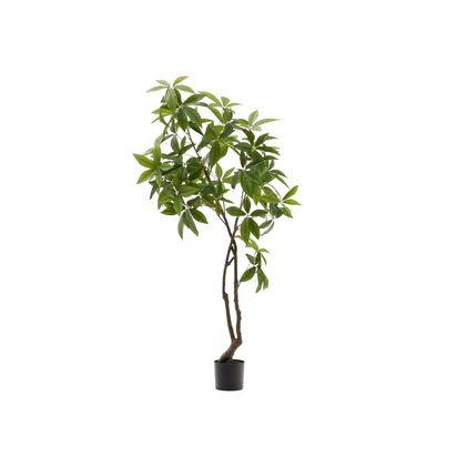 Artificial Pachira tree in black pot 180 cm