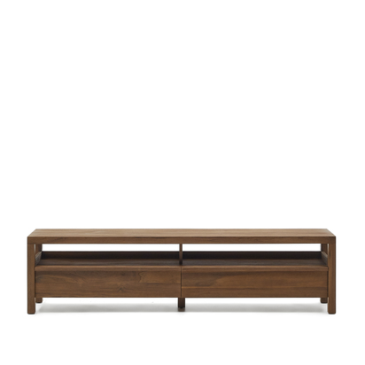 Sashi TV stand made in solid teak wood 200 x 40 cm