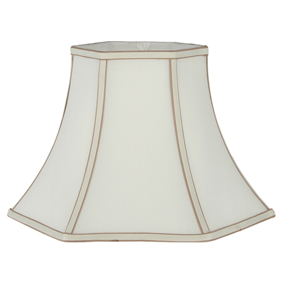 Lyla 50cm Cream Silk Mix Bowed Lampshade
