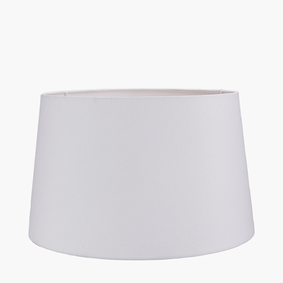 Winston 40cm White Handloom Tapered Lampshade
