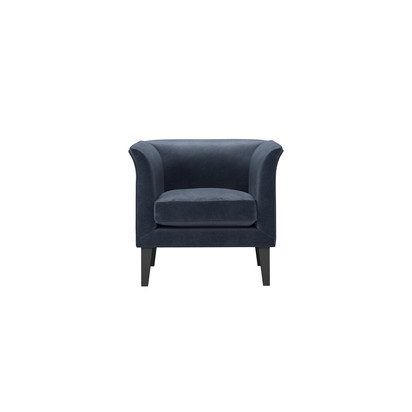 Fingal Armchair in Armour Smart Velvet