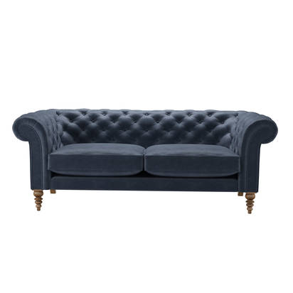 Oscar 3 Seat Sofa in Armour Smart Velvet