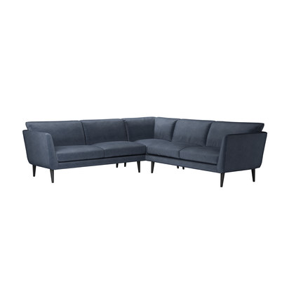 Holly Medium Corner Sofa in Armour Smart Velvet