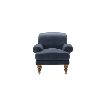 Saturday Armchair in Armour Smart Velvet