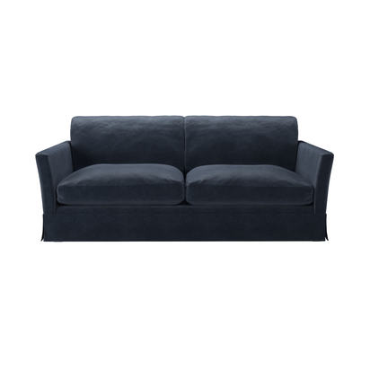 Otto 3 Seat Sofa Bed in Armour Smart Velvet