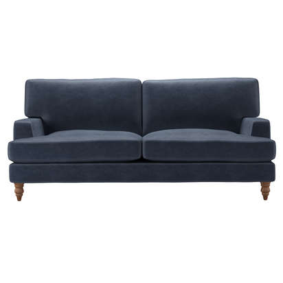 Isla 3 Seat Sofa in Armour Smart Velvet