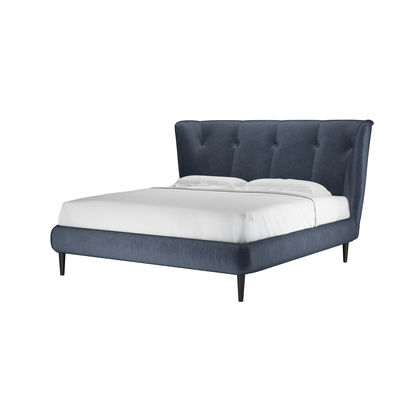 Audrey Super King Bed in Armour Smart Velvet