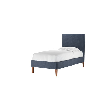 Avery 130cm Single Bed in Armour Smart Velvet