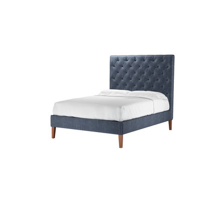 Rosalie 150cm Double Bed in Armour Smart Velvet