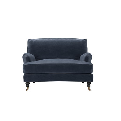 Bluebell Loveseat (breaks down) in Armour Smart Velvet