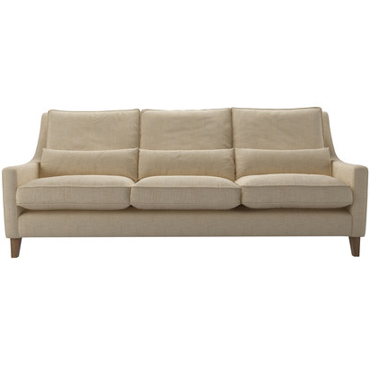 High Back Iggy 4 Seat Sofa in Shearling Hygge Chunky Weave
