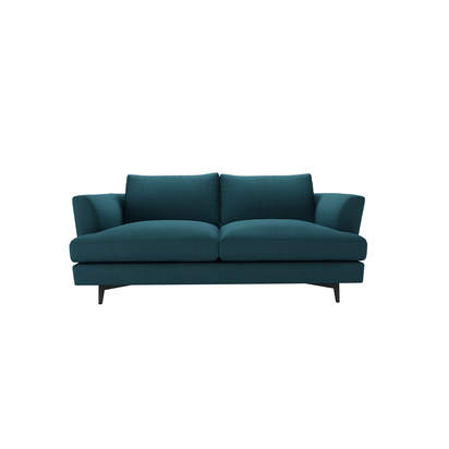 Lars 2 seat sofa in Evergreen  Brushed Linen Cotton