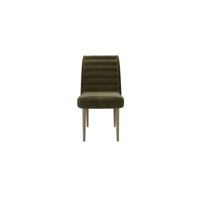Lola Dining Chair in Juniper Aquaclean Clever Chenille