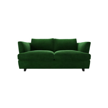 Lars 2.5 Seat Sofa Bed in Putting Green Aquaclean Clever Velvet