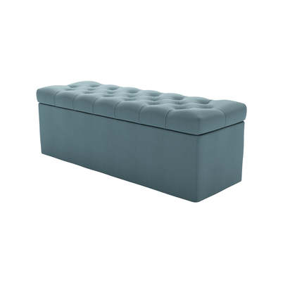 Valentin Blanket Box in Tide Organic Smart Cotton