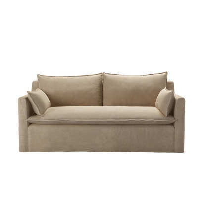 Anders 2.5 Seat Sofa in Fawn Aquaclean Clever Velvet