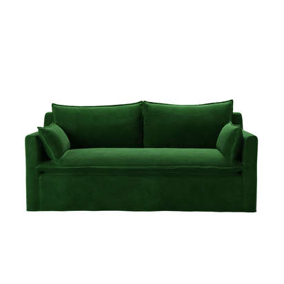 Anders 2.5 Seat Sofa in Putting Green Aquaclean Clever Velvet