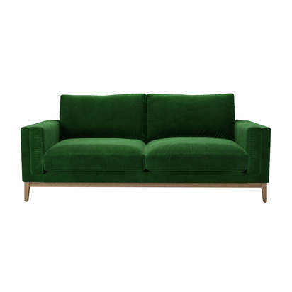 Costello 3 Seat Sofa in Putting Green Aquaclean Clever Velvet