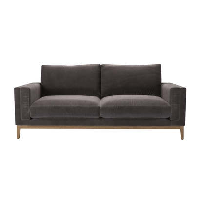 Costello 3 Seat Sofa in Shale Aquaclean Clever Velvet