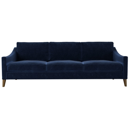 Iggy 4 Seat Sofa in Port Royal Aquaclean Clever Chenille