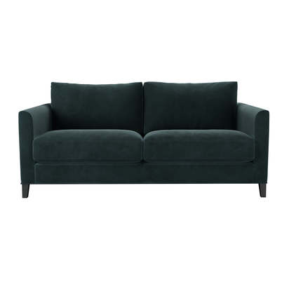 Izzy 2.5 Seat Sofa in Deep Forest Aquaclean Clever Velvet