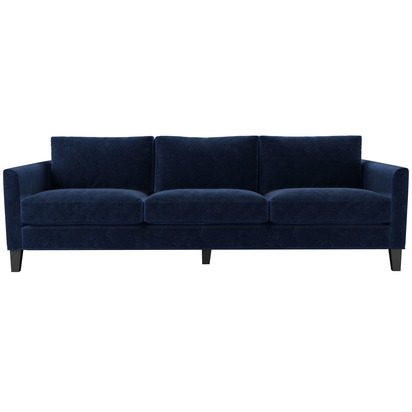 Izzy 4 Seat Sofa in Port Royal Aquaclean Clever Chenille