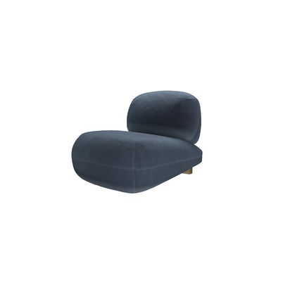 Seattle Armchair in Skyfall Cotton Matt Velvet