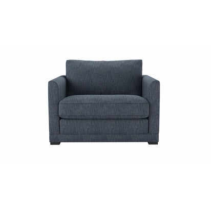 Aissa Loveseat in Azure Florence Textured Weave