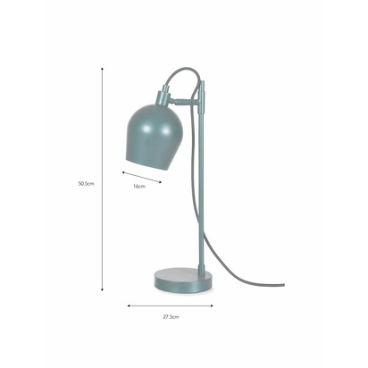 Garden Trading Grafton Desk Lamp - Tarn Blue