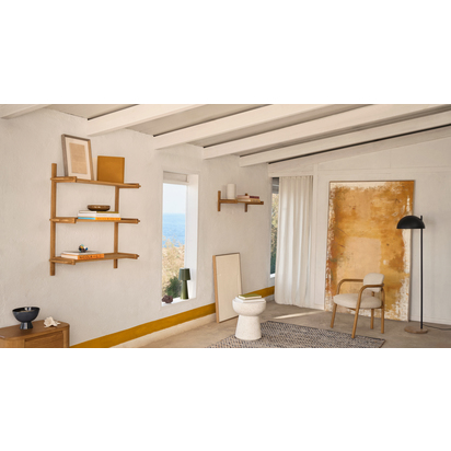 Arenys large outdoor metal table lamp in a green painted finish