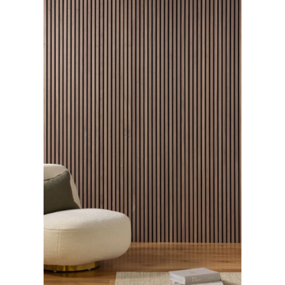 SlatWall Acoustic Walnut