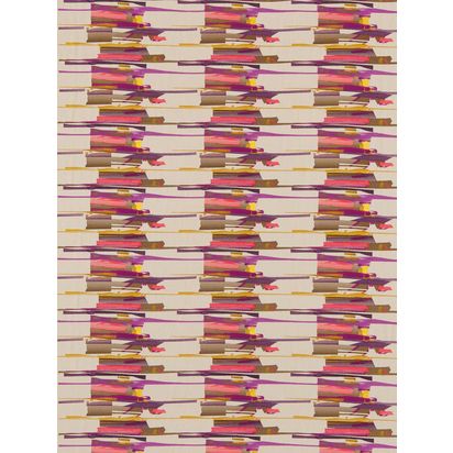 Harlequin Zeal Made to Measure Curtains or Roman Blind, Coral/Gold/Amethyst Coral/Gold/Amethyst