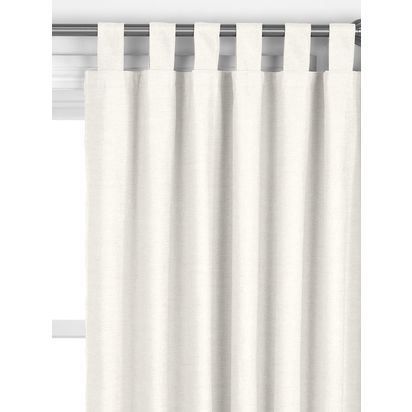 John Lewis Textured Twill Made to Measure Curtains or Roman Blind, Alabaster Alabaster | Width: 140cm