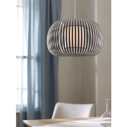 John Lewis Harmony Small Ribbon Ceiling Light Grey | H27 x W45 x D45cm