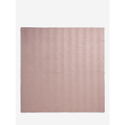 John Lewis Boutique Hotel Linear Quilted Bedspread Rosa Pink | L220 x W220cm