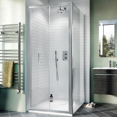 Crosswater Kai 2 Outlet 2 Handle Shower Bundle - Chrome