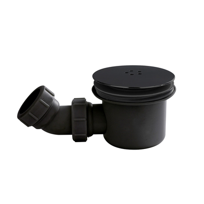 Drench 90mm Matt Black High Flow Shower Tray Waste
