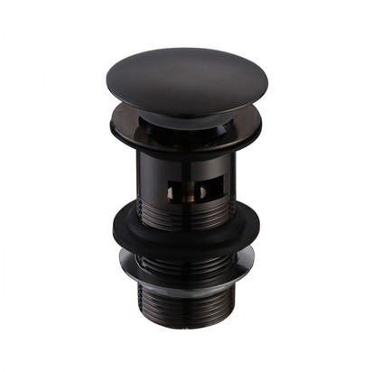 Harbour Clarity Matt Black Mini Basin Mixer Tap & Waste