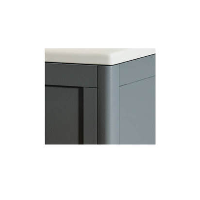 Butler & Rose Wooden Bath Corner Post - 650 x 50mm - Spa Grey