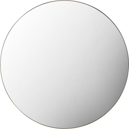 Bowie 80cm Round Champagne Mirror