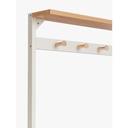 John Lewis Country Hallway Unit (FSC Ash Wood) Linen | H183 x W82 x D31cm