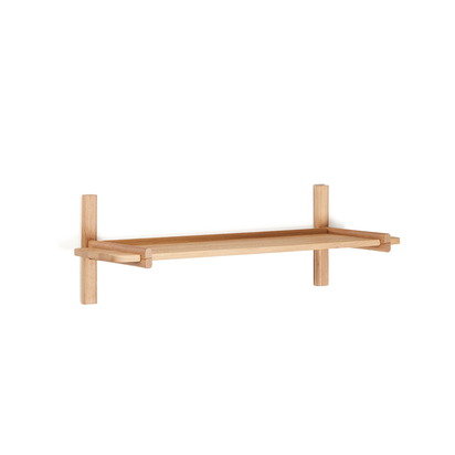 Sitra modular shelf, 1 solid oak wood shelf in a natural finish, 90 cm, FSC Mix Credit