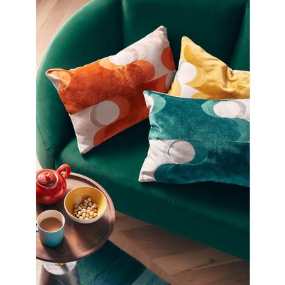 John Lewis Far Out Cushion Orange | 60 x 40cm