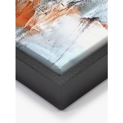 John Lewis Natasha Barnes 'Continuation' Framed Canvas Print, 64 x 64cm, Blue/Multi Blue/Multi