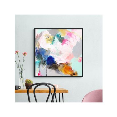 John Lewis Natasha Barnes 'Transformation' Framed Canvas Print, 86 x 86cm, Multi Multi | L86 x W86 x D3cm