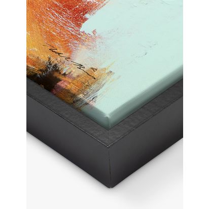 John Lewis Natasha Barnes 'Transformation' Framed Canvas Print, 86 x 86cm, Multi Multi | L86 x W86 x D3cm