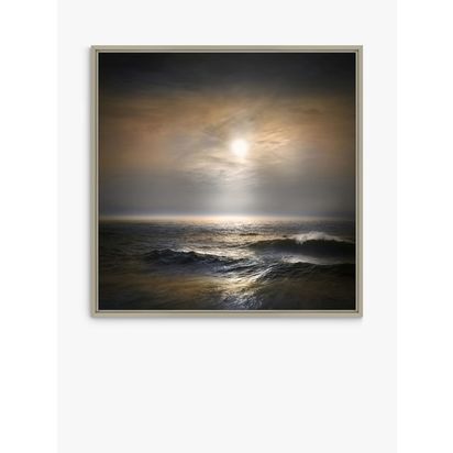 John Lewis William Vanscoy 'Hello Goodbye' Framed Canvas Print, 64.5 x 64.5cm, Orange/Multi Orange/Multi