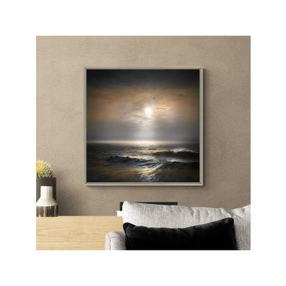 John Lewis William Vanscoy 'Hello Goodbye' Framed Canvas Print, 64.5 x 64.5cm, Orange/Multi Orange/Multi